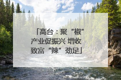 高台：聚“椒”产业促振兴 增收致富“辣”劲足