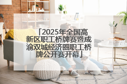 2025年全国高新区职工桥牌赛暨成渝双城经济圈职工桥牌公开赛开幕