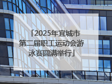 2025年宜城市第二届职工运动会游泳赛圆满举行