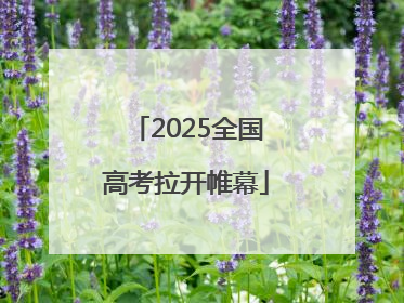 2025全国高考拉开帷幕