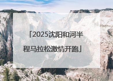 2025沈阳和河半程马拉松激情开跑