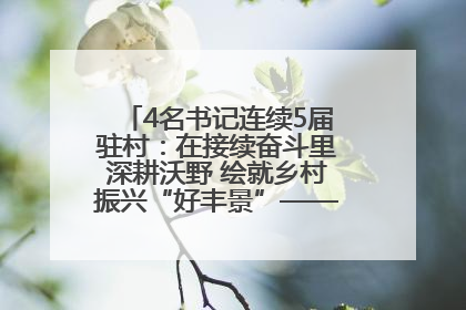 4名书记连续5届驻村：在接续奋斗里深耕沃野 绘就乡村振兴“好丰景”——浦发银行南京分行助力脱贫攻坚、帮促乡村振兴记事（二）